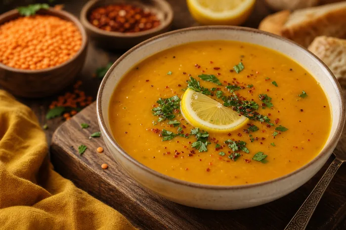 Zerdeçallı mercimek çorbası